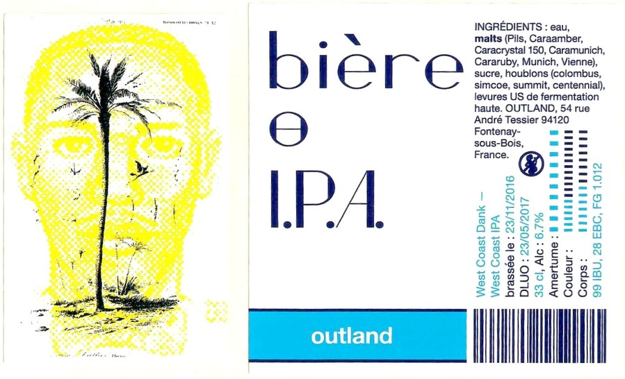 Etiquette BRASSERIE OUTLAND 31