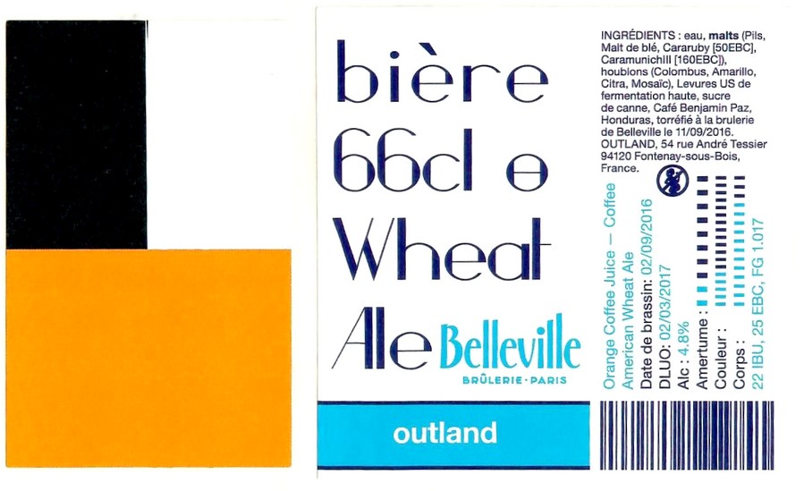 Etiquette BRASSERIE OUTLAND 38