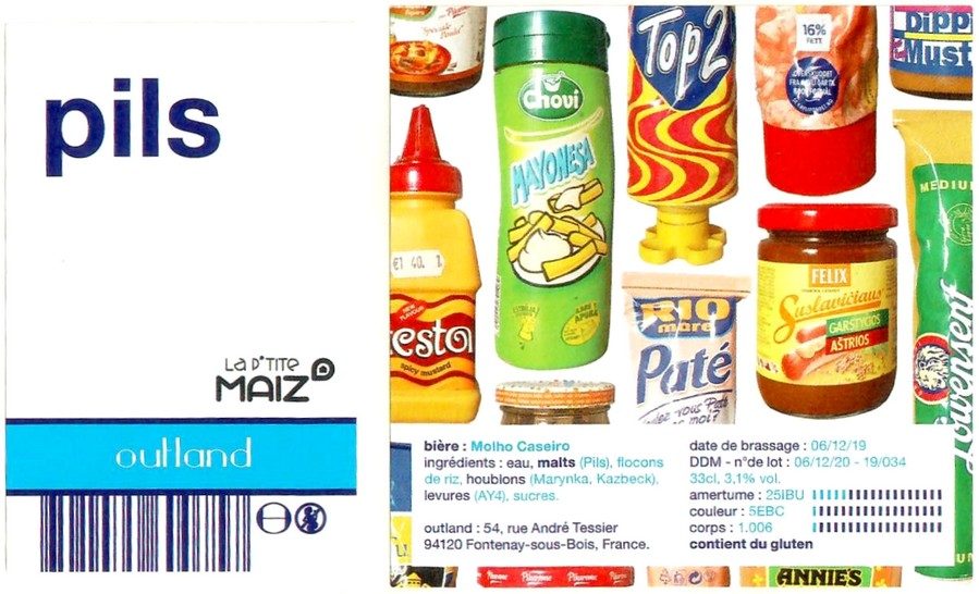 Etiquette BRASSERIE OUTLAND 46