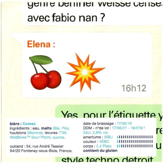 Etiquette BRASSERIE OUTLAND 48