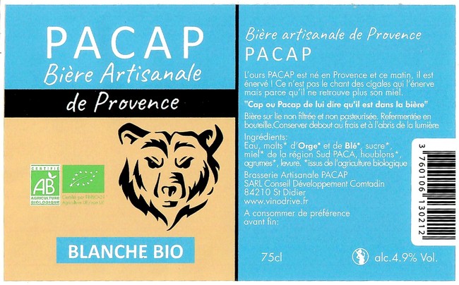 Etiquette BRASSERIE PACAP 01