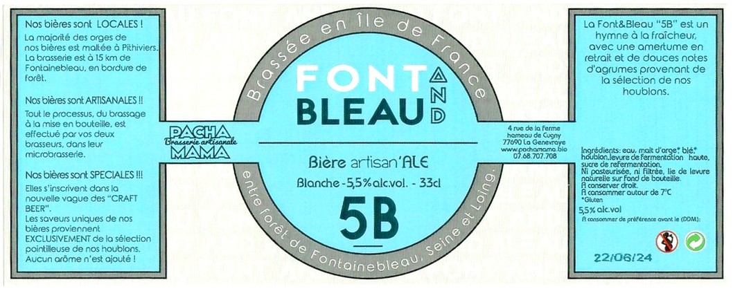 Etiquette BRASSERIE PACHAMAMA 09