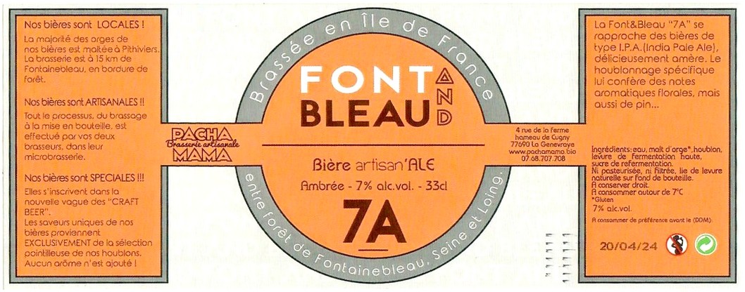 Etiquette BRASSERIE PACHAMAMA 11