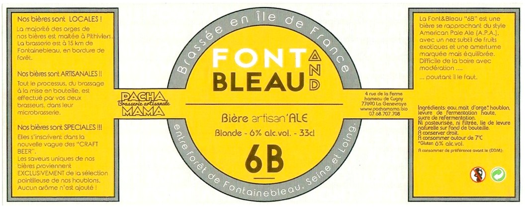 Etiquette BRASSERIE PACHAMAMA 12