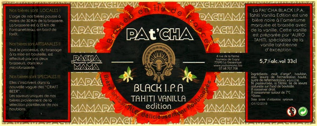 Etiquette BRASSERIE PACHAMAMA 35