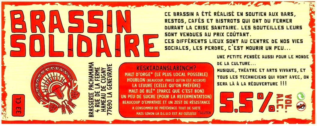 Etiquette BRASSERIE PACHAMAMA 39