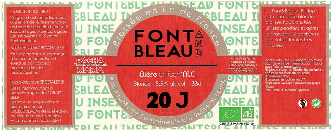 Etiquette BRASSERIE PACHAMAMA 51