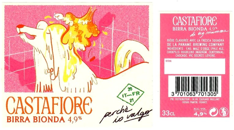 Etiquette BRASSERIE PANAME BREWING COMPANY 16