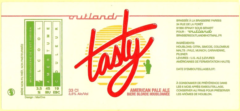 Etiquette BRASSERIE PARISIS 79