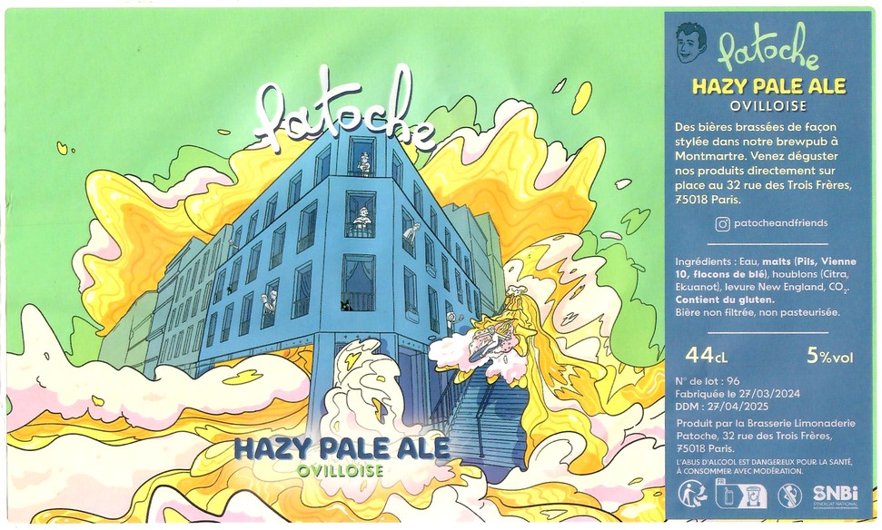 Etiquette BRASSERIE PATOCHE 05