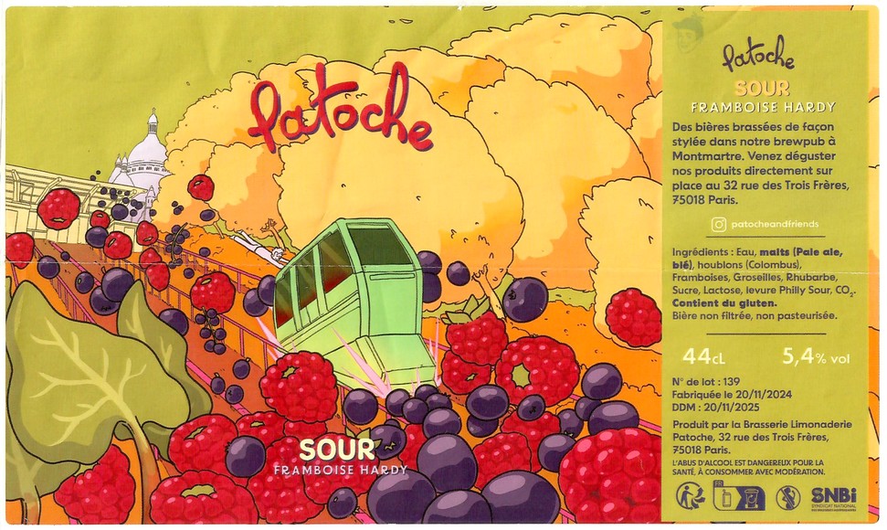 Etiquette BRASSERIE PATOCHE 06