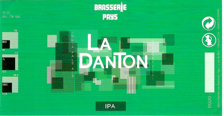 Etiquette BRASSERIE PAYS 09