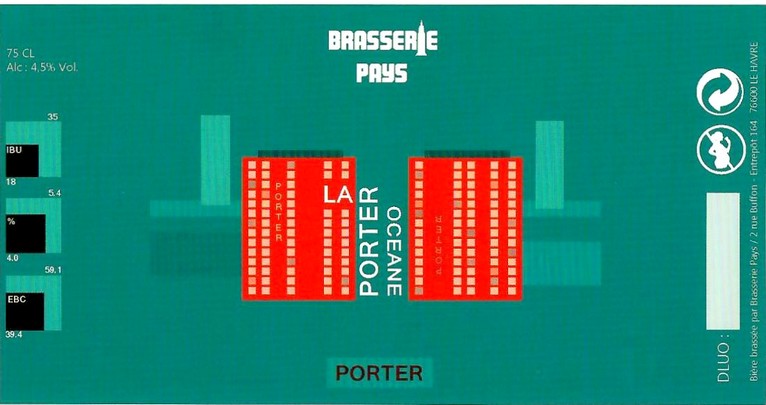 Etiquette BRASSERIE PAYS 14