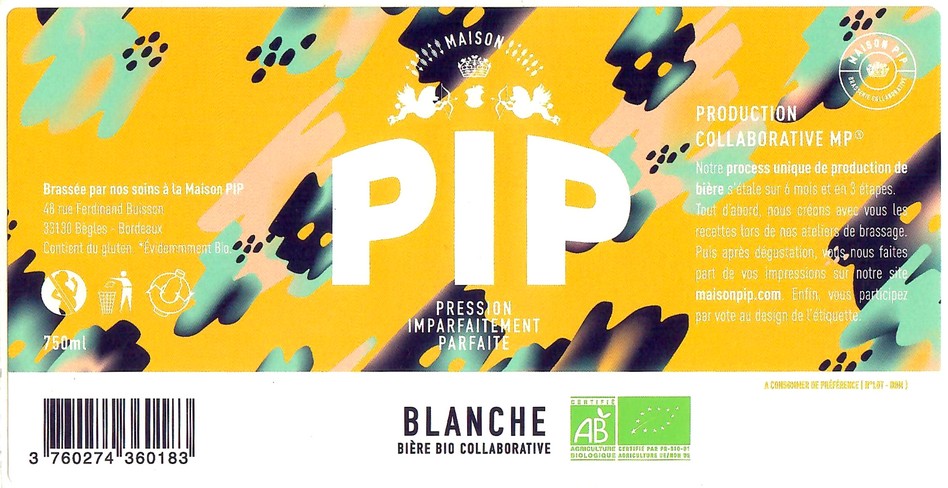 Etiquette BRASSERIE PIP 22