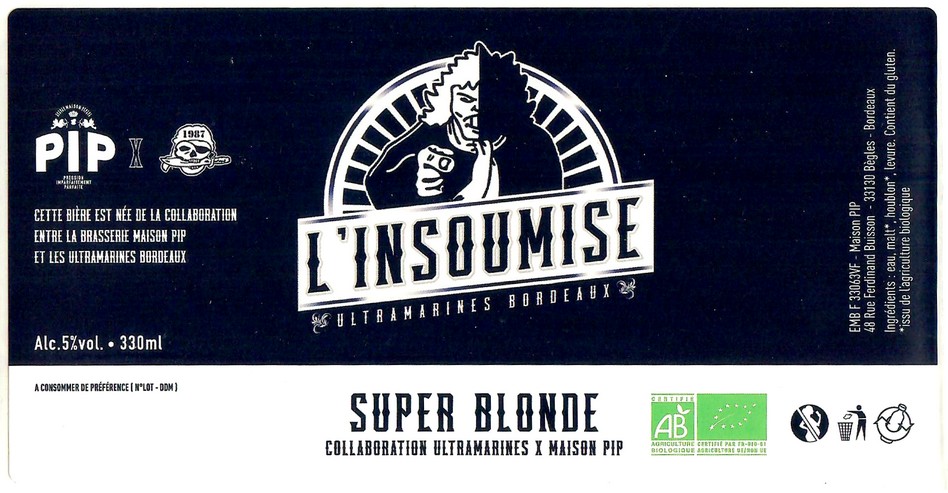 Etiquette BRASSERIE PIP 31