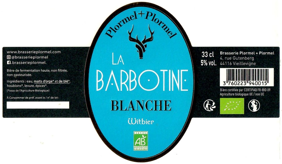 Etiquette BRASSERIE PLORMEL 05