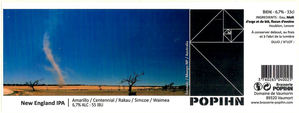 Etiquette BRASSERIE POHPIN 06