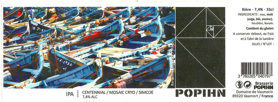 Etiquette BRASSERIE POHPIN 28