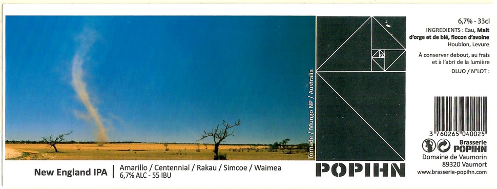 Etiquette BRASSERIE POHPIN 32