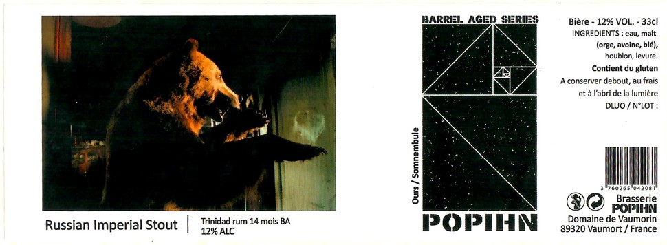 Etiquette BRASSERIE POHPIN 35