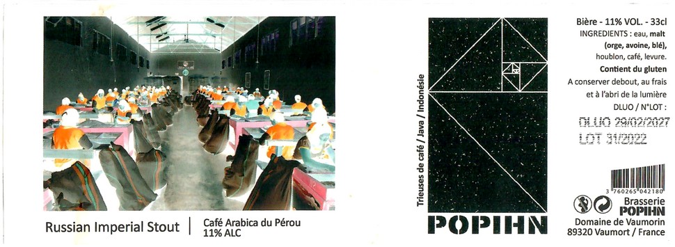 Etiquette BRASSERIE POHPIN 42