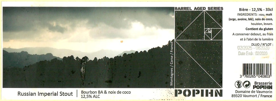 Etiquette BRASSERIE POHPIN 44