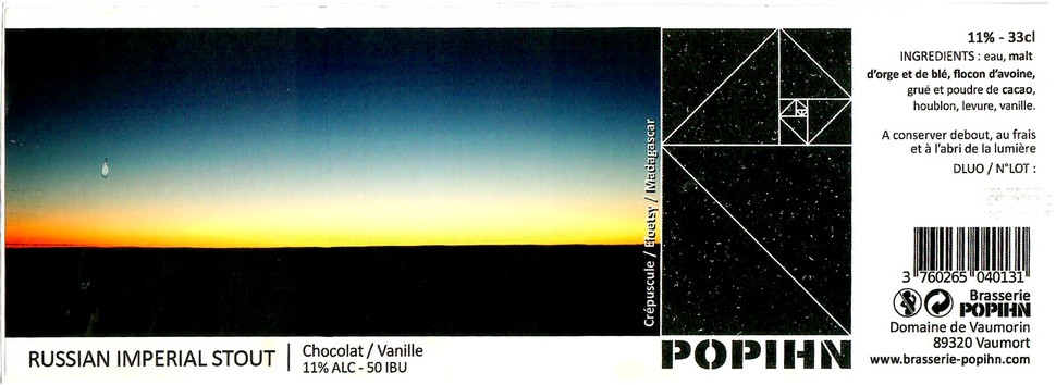 Etiquette BRASSERIE POHPIN 46