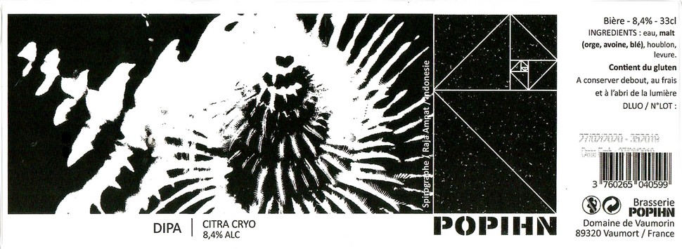 Etiquette BRASSERIE POHPIN 49