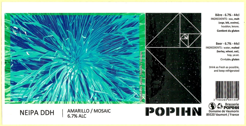 Etiquette BRASSERIE POHPIN 73