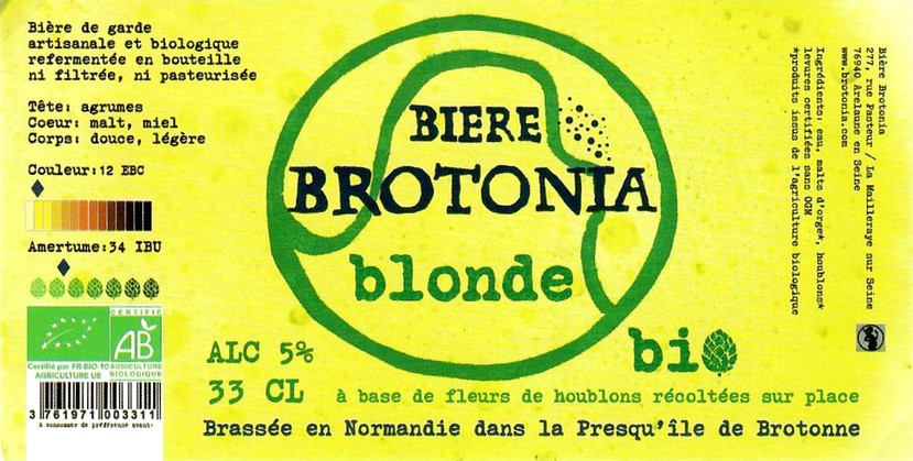 Etiquette BRASSERIE PRESQU'ILE DE BROTONNE 05