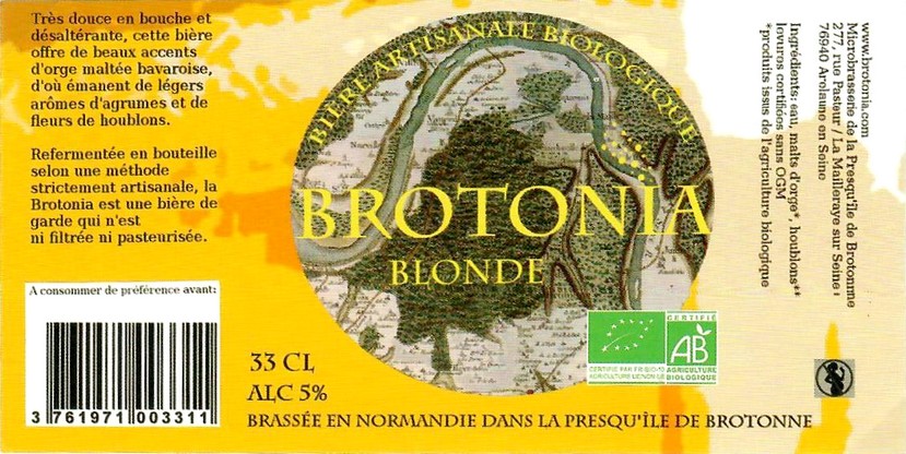 Etiquette BRASSERIE PRESQU'ILE DE BROTONNE 06