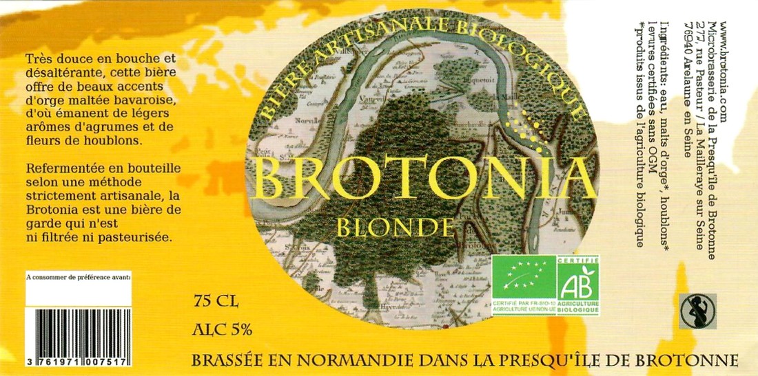 Etiquette BRASSERIE PRESQU'ILE DE BROTONNE 07