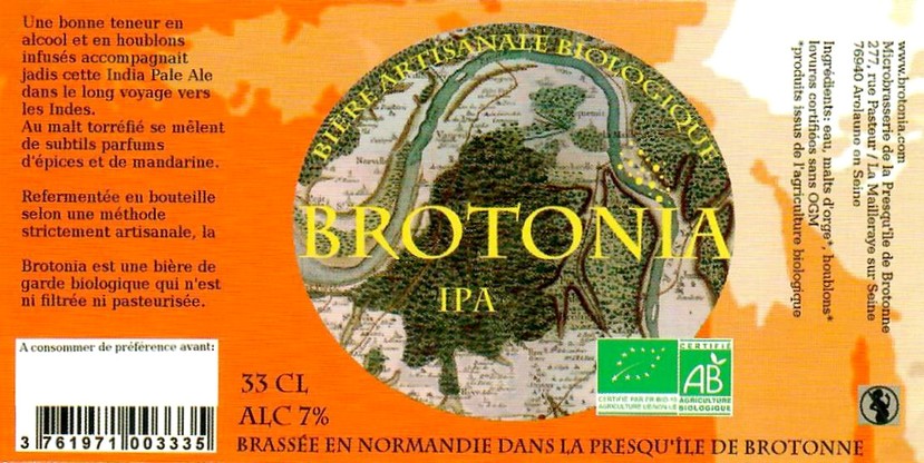 Etiquette BRASSERIE PRESQU'ILE DE BROTONNE 08