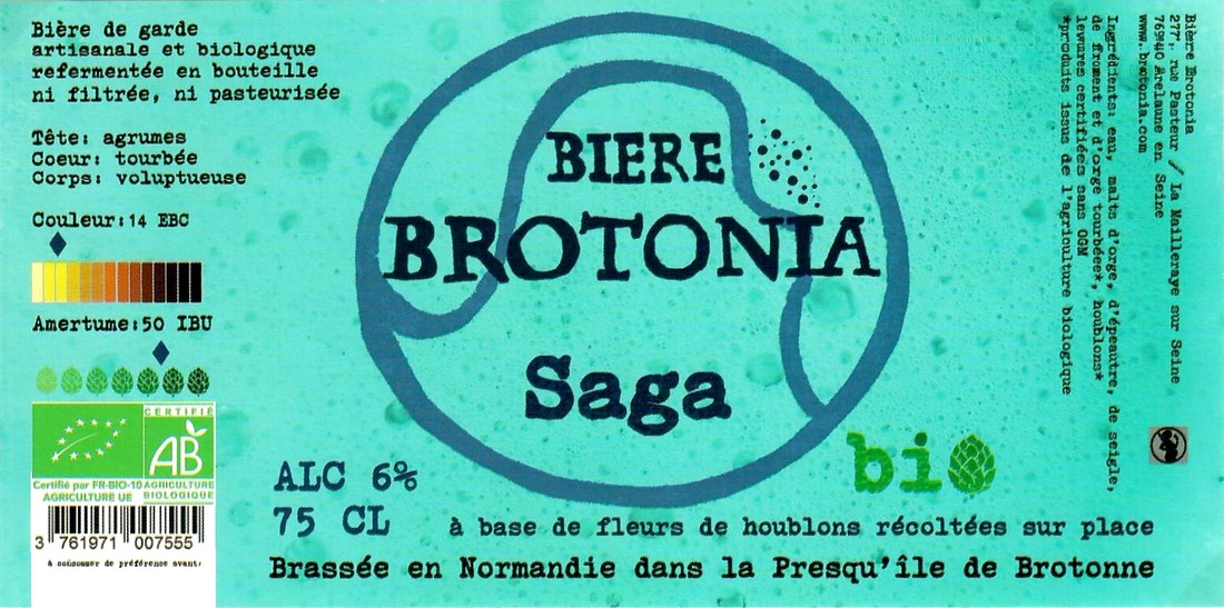 Etiquette BRASSERIE PRESQU'ILE DE BROTONNE 10