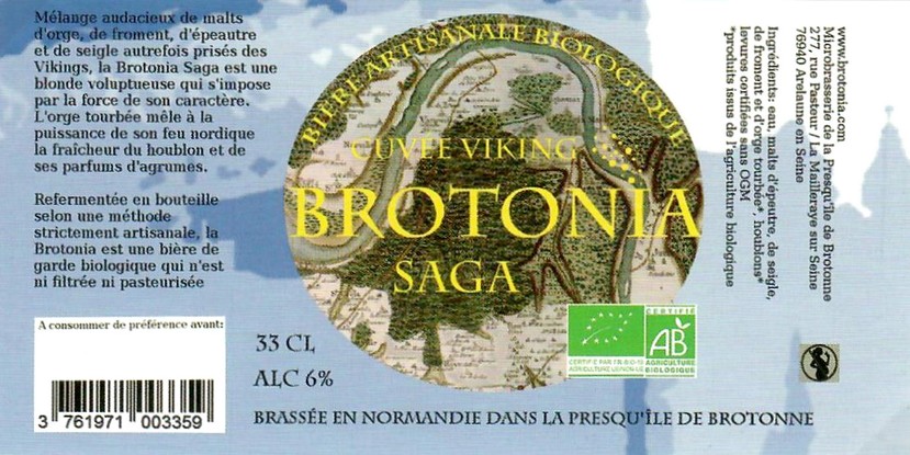 Etiquette BRASSERIE PRESQU'ILE DE BROTONNE 11