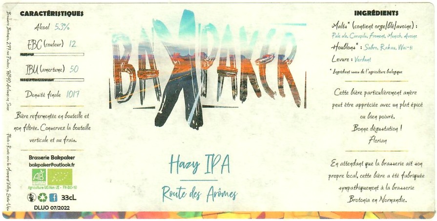 Etiquette BRASSERIE PRESQU'ILE DE BROTONNE 14