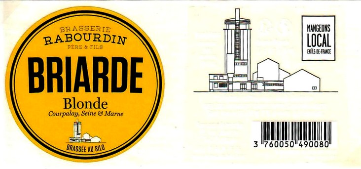 Etiquette BRASSERIE RABOURDIN 15