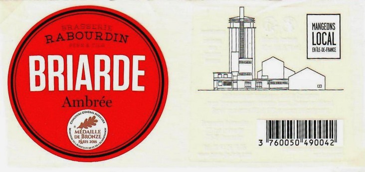 Etiquette BRASSERIE RABOURDIN 16