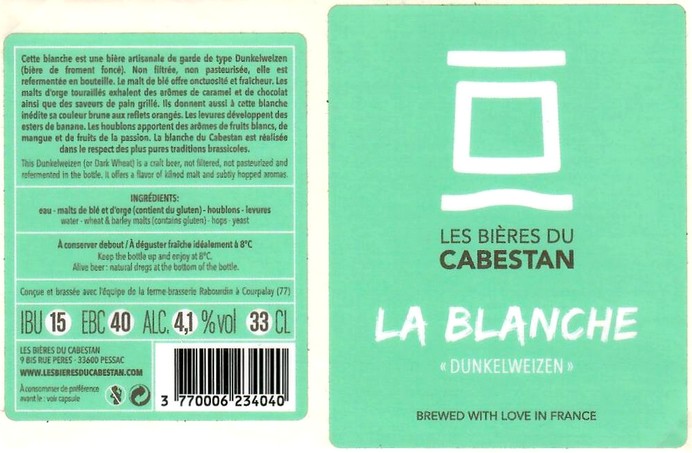 Etiquette BRASSERIE RABOURDIN 19