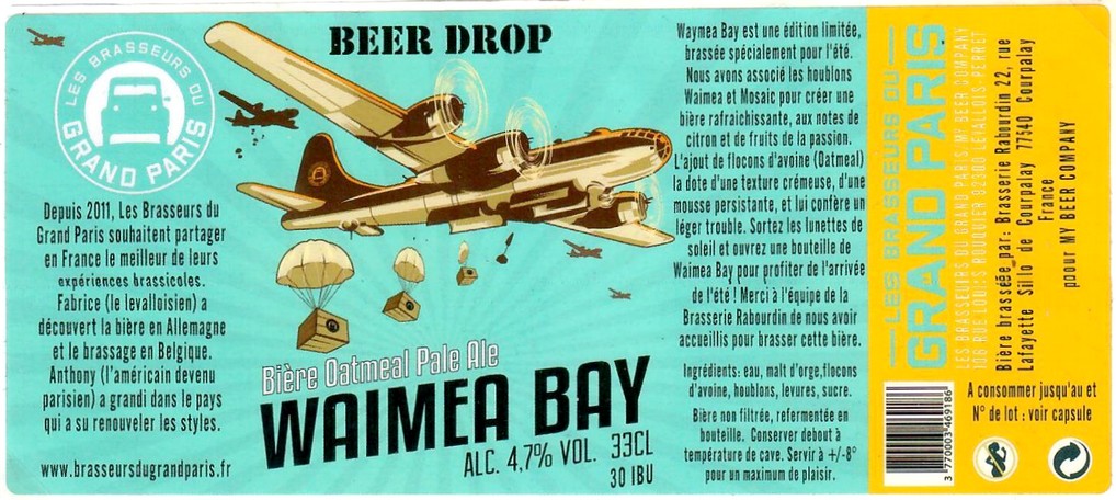 Etiquette BRASSERIE RABOURDIN 20