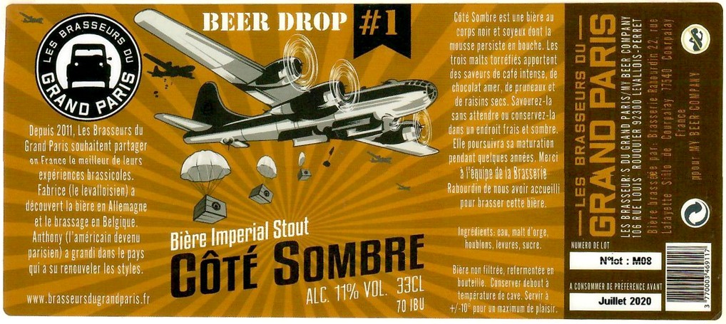 Etiquette BRASSERIE RABOURDIN 32