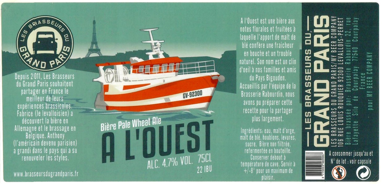 Etiquette BRASSERIE RABOURDIN 35