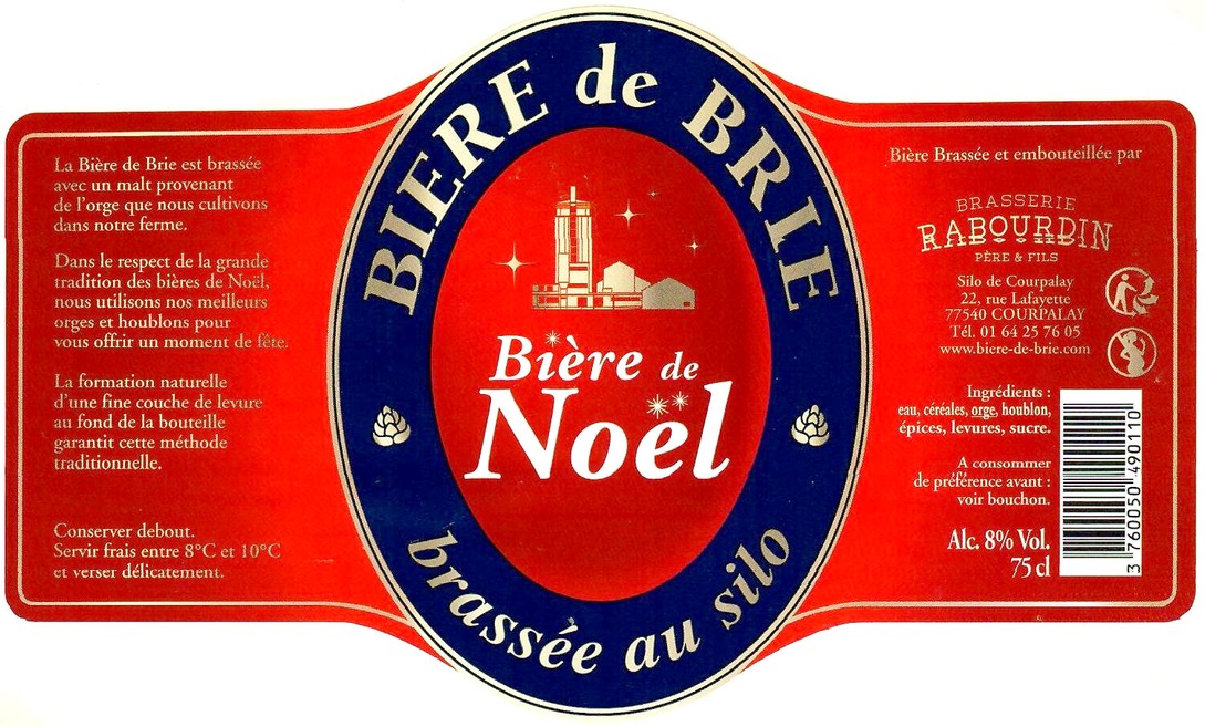 Etiquette BRASSERIE RABOURDIN 62