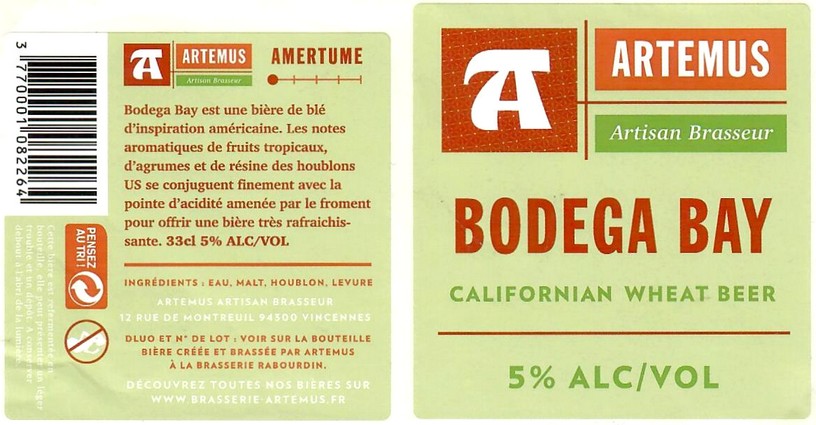 Etiquette BRASSERIE RABOURDIN 66