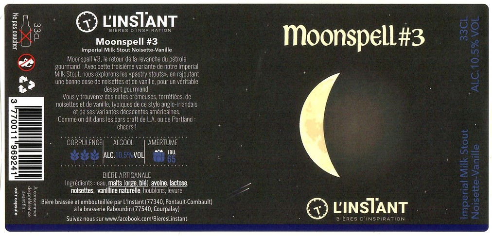 Etiquette BRASSERIE RABOURDIN 90