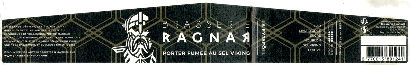 Etiquette BRASSERIE RAGNAR 08