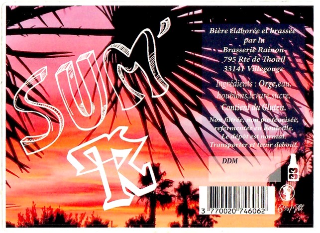 Etiquette BRASSERIE RAINON 07