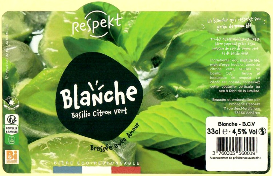 Etiquette BRASSERIE RESPEKT 05