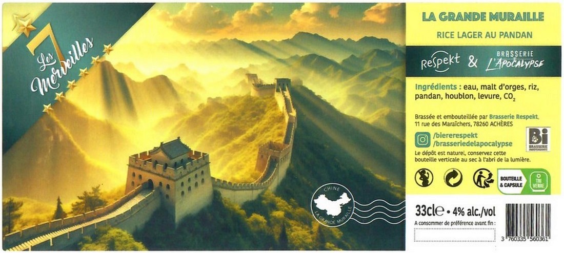 Etiquette BRASSERIE RESPEKT 12