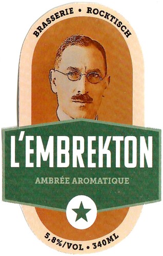 Etiquette BRASSERIE ROCKTISCH 14